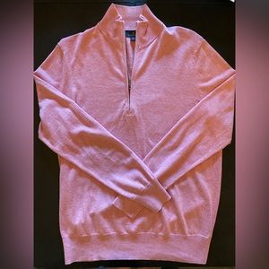 Brooks Brothers Supima Cotton Half Zip Sweater